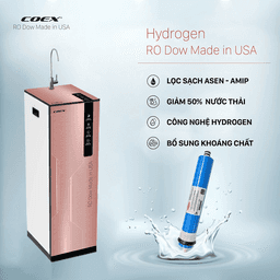 Máy Lọc Nước Hydrogen 8 cấp Coex WP-7211H (Slim-Pink)