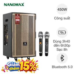 Loa kéo Karaoke Nanomax S-1000 450W