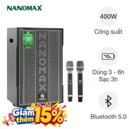 Loa kéo karaoke Nanomax S-820 400W