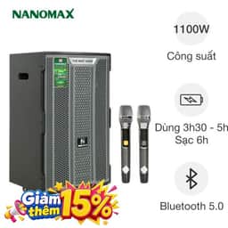 Loa kéo karaoke Nanomax X-2000 1100W