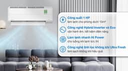 Toshiba Inverter 1 HP RAS-H10P2KCVG-V 9.080 BTU