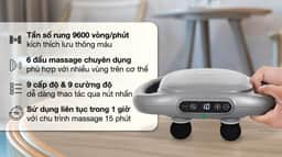 Máy massage 6 đầu Kachi MK390