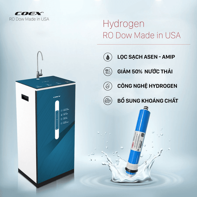 Máy Lọc Nước Hydrogen 10 cấp Coex WP-7113