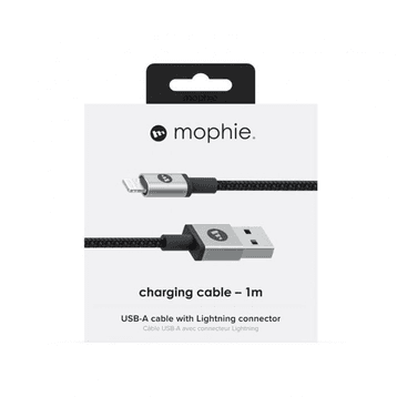 Cáp Lightning mophie 1M Black - 409903214