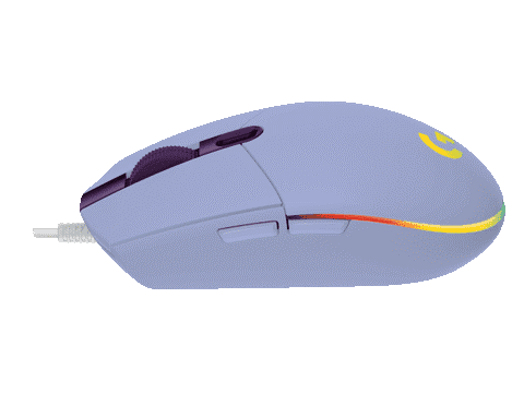 Chuột Game logitech G203 lightsync Tím