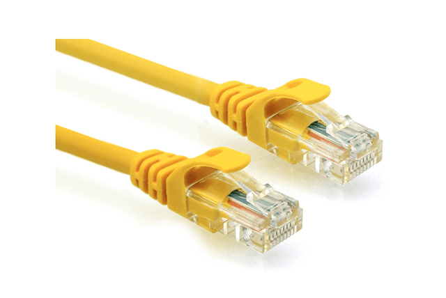 Dây mạng CAT5e UTP lan, màu vàng, dài 5M Ugreen (11233) NW103