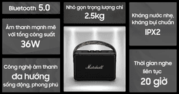 Loa Marshall Kilburn II black and Brass