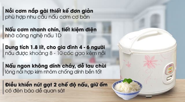 Midea MR-CM18SQ 1.8 lít