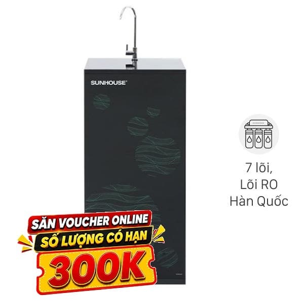 Máy lọc nước RO Sunhouse SHA8866K 7 lõi