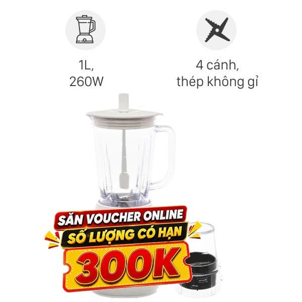 Máy xay sinh tố đa năng Panasonic MX-EX1011WRA - 2 cối