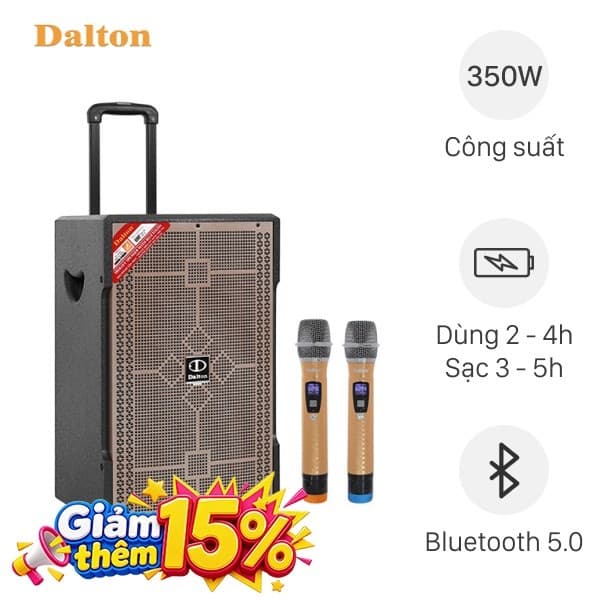 Loa kéo karaoke Dalton TS-12G350N 350W