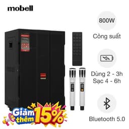 Loa kéo karaoke Mobell MK-6790A 800W
