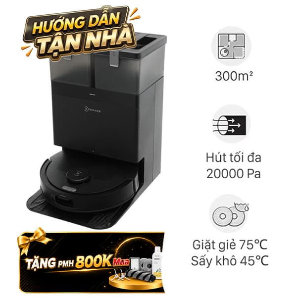 Robot hút bụi lau nhà Ecovacs Deebot T30C - Trắng