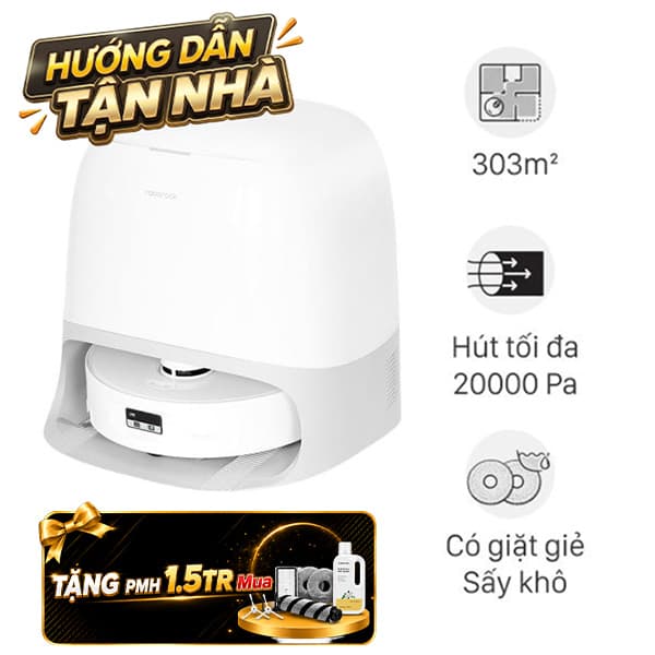 Robot hút bụi Roborock Qrevo Curv 2 Flow
