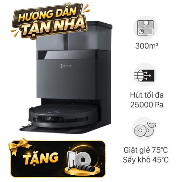 Robot hút bụi lau nhà Ecovacs T30C Gen 2 Trắng