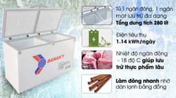 Sanaky Inverter 280 lít VH-4099W3 280 lít
