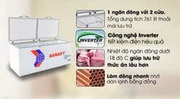 Sanaky Inverter 761 lít VH-8699HY3 761 lít