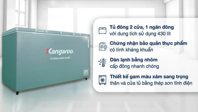 Kangaroo 430 lít KG430G1N 430 lít