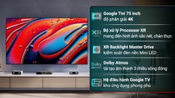 Sony AI 4K K-75XR90 75"