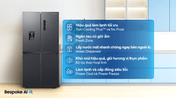 Samsung Inverter 488 lít Multi Door RF48A4010B4/SV 488 lít