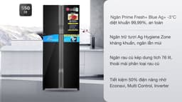 Panasonic Inverter 550 lít Multi Door NR-DZ601VGKV 550 lít