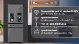 Panasonic Inverter 540 lít Multi Door PRIME+ Edition NR-YW590YMMV 540 lít