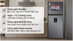 Toshiba Inverter 409 lít GR-RT535WEA-PMV(06)-MG 409 lít