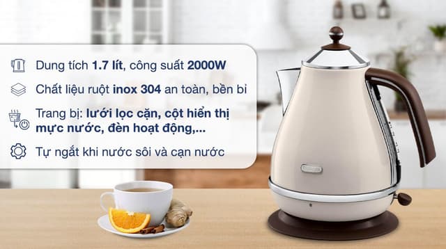 Delonghi 1.7 lít KBOV2001.BG 1.7 lít
