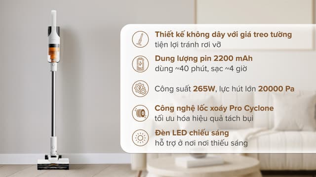 Máy hút bụi cầm tay Deerma VCAD11A