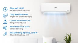 Haier Inverter 1.5 HP HR-13VQI 12.300 BTU