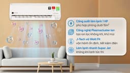 AH-XP10DSW - Máy lạnh Sharp Inverter 1 HP AH-XP10DSW