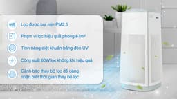 Máy lọc không khí Cuckoo CAC-K1910FW 60W