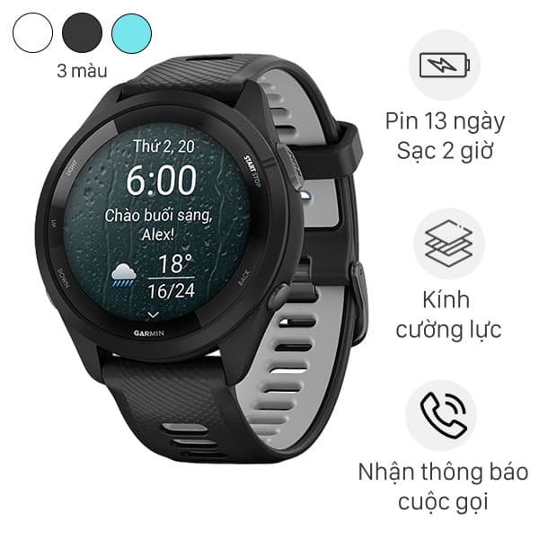 Garmin Forerunner 265 Music dây silicone 1.3"