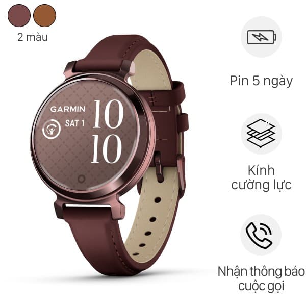 Garmin Lily 2 Classic dây da 34mm