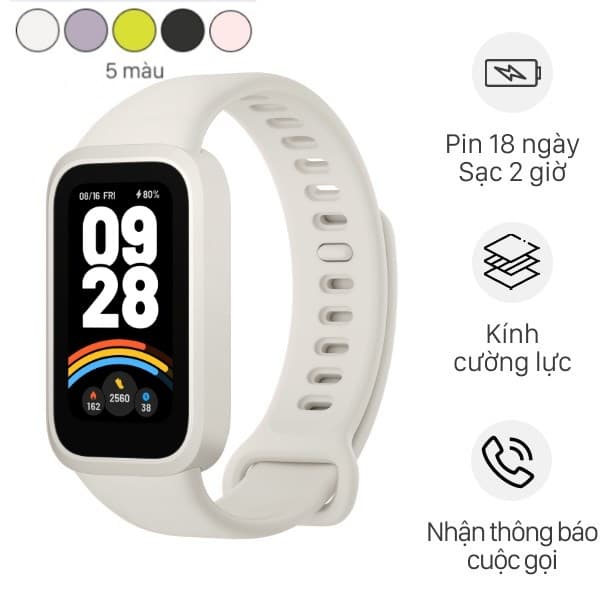 Xiaomi Vòng đeo tay thông minh Mi Band 9 Active 1.5"