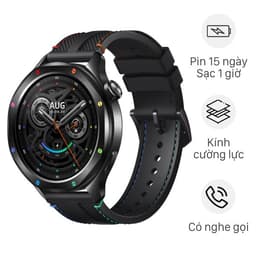 Xiaomi Watch S4 dây silicone Đen Cầu Vồng 47mm