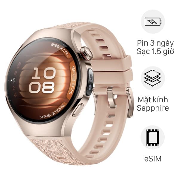 Huawei Watch 5 viền thép dây composite 42mm