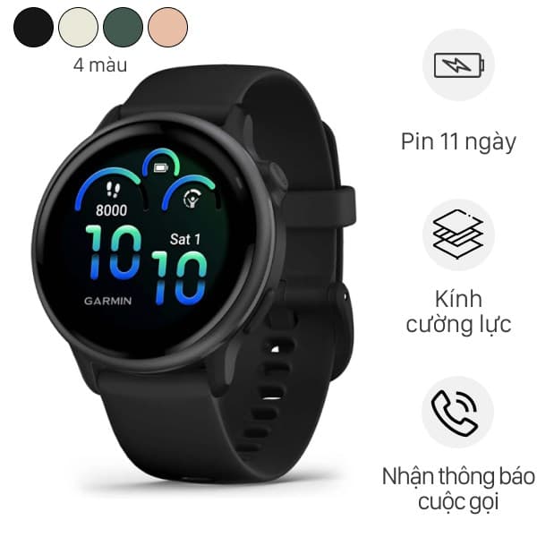 Garmin Vivoactive 6 dây silicone 1.2"