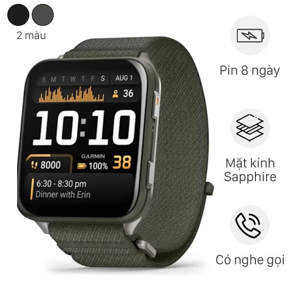 Garmin Venu X1 Sapphire dây nylon 2"