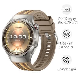 Huawei Watch GT 6 Pro viền Titanium dây Woven 1.5"