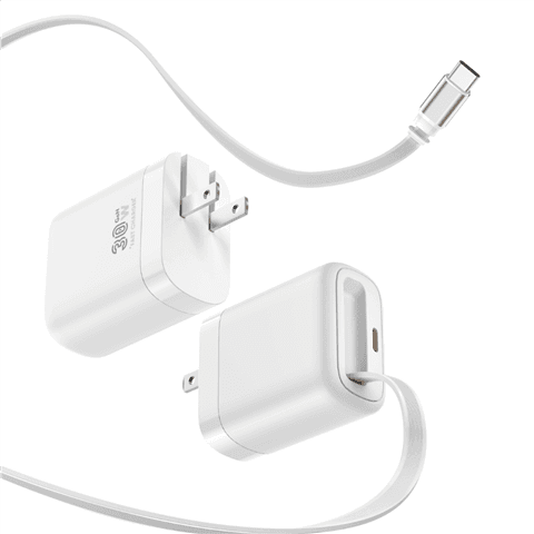 Củ sạc nhanh Xphone XA30C1 GaN 30W kèm cáp dây rút Type C