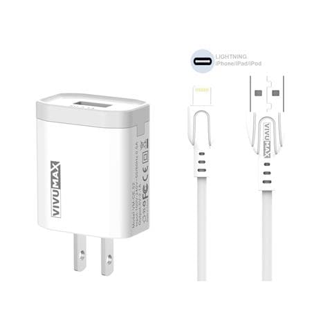 Bộ củ cáp Vivumax L1 2.4A Lightning