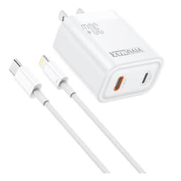 Bộ củ cáp 2 cổng Vivumax C30i 30W kèm cáp C to Lightning