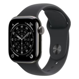 Apple Watch Series 11 Viền Titan Cellular Dây cao su S/M 46mm