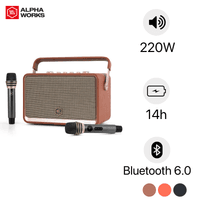 Loa Di Động Retro Alpha Works W99 (kèm 2 Micro)