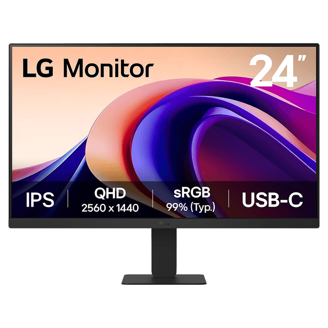 LG Màn hình 24U631A-B 23.8 inch QHD IPS/100Hz/USB Type-C 23.8"