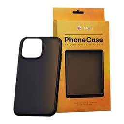 Ốp lưng bảo vệ YVS iPhone 15 Pro nhựa TPU + PC chống sốc, chống ố vàng, chống vân tay màu đen