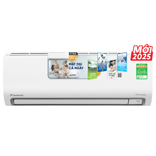 Daikin Inverter 1 HP FTKB25ZVMV 9.200 BTU