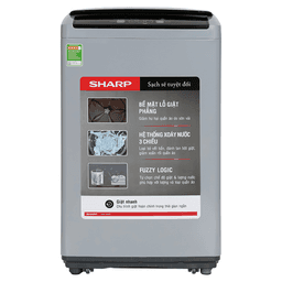 Sharp Máy giặt cửa trên 7.5 Kg ES-Y75HV-S 7.5kg