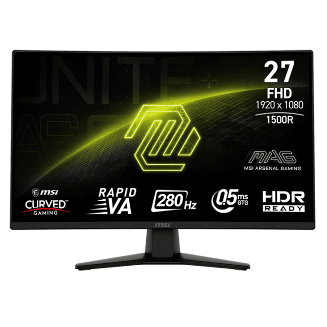MSI Màn hình cong Gaming MAG 274CXF/27inch FHD (1920x1080)/VA 280Hz/Cong 1500R 27"